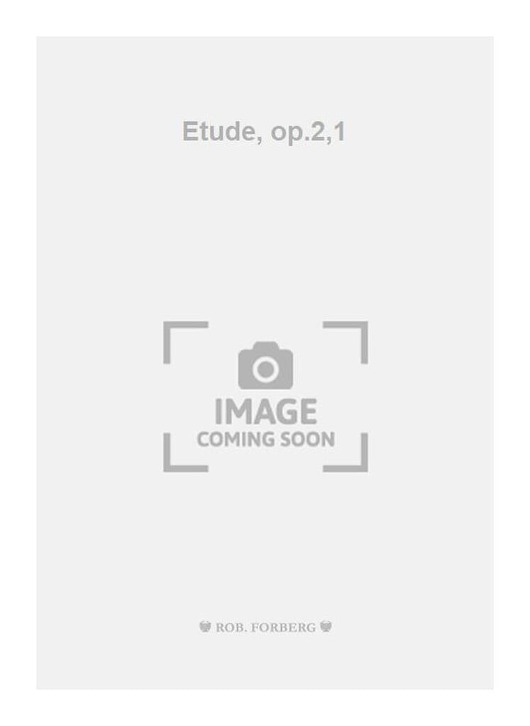 Etude, op.2,1
